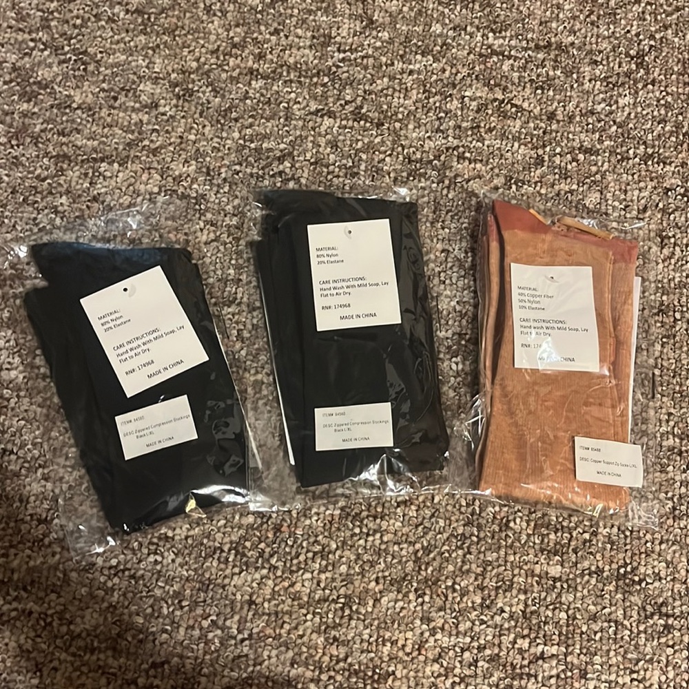 3 Pack Compression Socks